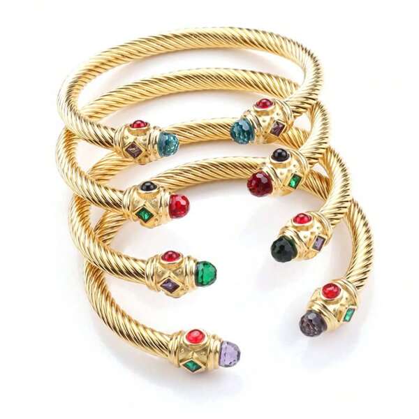 Stylish Stainless Steel Men's Women's Bracelets Do Not Fade And Have High Quality, This Is A Must-Have Jewelry For Everyday Travel And Can Be Used As A Holiday Gift For Relatives And