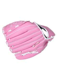 1pc Baseball Glove For Youth Adult Softball Glove 9.5''-10.5'' For Training And Beginner Baseball Mitt Left Hand Glove Right Hand Throw(Logo Size Color Random)
