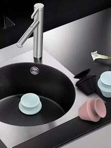 Universal Bathtub Plug, Drain Deodorizer Plug, Bathtub And Bathroom Sink Pipe Plug, Bathroom Tools, Bathtub Plug, Downpipe Silicone Sink Plug Plug, Anti-Odor Plug, Mop Pool Sink Bathtub Washbasin Plugs Home Bathroom Decor Fall Decor Back To School - Multicolor - View 5