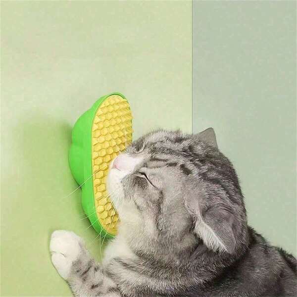 Cat Scratching Corner Toy, Self Grooming Massager Brush For Cats, Pet Supplies