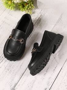 1 paire de mocassins plats, non glissants, pour bébé/tout-petit fille de grande taille, enrobé noir, avec patchwork, cœur décoratif pailleté et bout rond. Modèle luxueux et mignon, convient aux filles de 3 à 15 ans pour les fêtes, la danse, le quotidien, les vacances, le printemps/automne