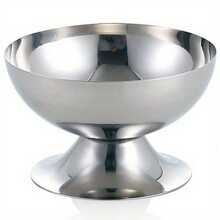 200ml Salad Cup Stainless Steel Ice Cream Cup Dessert Bowl