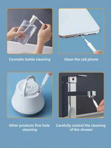 Multi-Pack (10pcs/20pcs/50pcs) Multi-Use Cleaning Tool For Shower Head, Kitchen Faucet, And Other Small Openings Like Phone Charging Ports Back To School