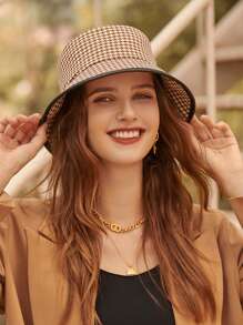 LEAJOURNO. 1 Pc 2024 Spring/Summer New Fashionable Casual Minimalist Bucket Hat, Versatile Sun Protection Hat For Men & Women