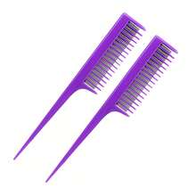 2 piezas de Peines profesionales para esponjar, usados para esponjar las raíces del cabello del peine, aumentar el volumen del cabello, calidad del cabello y normal, peines para hombres y mujeres - Multicolor - Ver 3