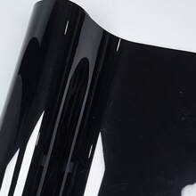 钢琴黑色光泽乙烯基包装膜光泽黑色自粘性乙烯基贴纸无气泡车窗装饰镜