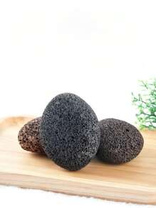 1/2 Peças Pedra-pomes Natural Esfoliante para os Pés - Ferramenta de Lixa de Pedra Vulcânica para Suavizar as Mãos e os Pés, Remove Rapidamente os Calos (Textura Assimétrica em Favo de Mel e Cor Aleatória)