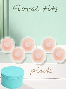 Pattern-Type Silicone Breast Stickers Lift Breast Stickers Women's Invisible Anti-Slip Breast Stickers Anti-Bulge Spot Breast Stickers Summer Thin Silicone Nipple Stickers - Multicolor - View 11