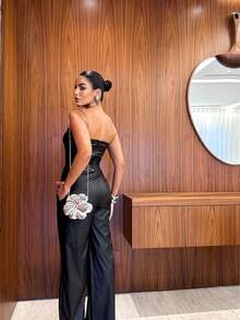 **Artesian Women's Set, In Leatherette – Elegance And Sophistication** - 黑色 - 查看 2