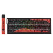 X68PRO HE 60% Wireless Rapid Trigger Gaming Keyboard With Adjustable Actuation,8K Polling Rate,Hall Effect Magnetic Switch,Hot-Swap,RGB Backlit,BT/2.4GHz/Wired - 彩色 - 查看 10