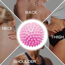 1pc Yoga Massage Ball Back,Spiky Massage Balls For Feet, Hands, Muscles - Firm, Medium And Spiked Massager Rollers - 7.5cm - View 3