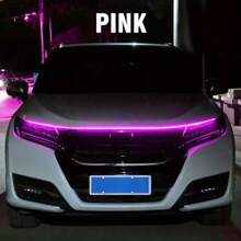 YITUMU Luci diurne a LED per avviare la scansione dell'auto, luci decorative per il cofano, luci di guida per il cofano dell'auto, lampada ambiente decorativa 12V