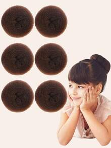 6pcs/Set 2-Inch Ballet Bun Maker For Girls - Multicolor - View 11