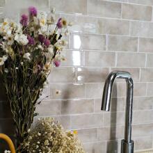 4/10/20 piezas Sencillos adhesivos de pared con apariencia de ladrillo 3D imitación de mármol - Azulejos autoadhesivos a prueba de aceite y humedad, aptos para salpicaderos/renovación de paredes/decoración de baños y comedores