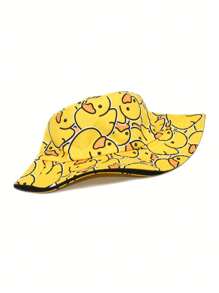 2 peças de boné de beisebol amarelo fofo e casual e óculos dobráveis para adolescentes, adequados para passeios diários, férias na praia ao ar livre, sombreamento e proteção solar