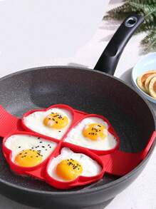 Stampo per pancake, stampo per omelette, stampo in silicone riutilizzabile per pancake con 4/7 camere a forma di fiore, accessori essenziali per la cottura e la cucina