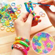 200pcs/500pcs C-Clips Elastic Bands Connectors, Multi-Color, DIY Jewelry Bracelet Accessories, Durable Multipurpose DIY Jewelry Findings, Suitable For Bracelets, Necklaces And Crafts - Bohemian Style, No Electroplating, Christmas Themed Accessory Kit - C Buckle Connector - View 7
