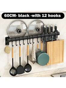 1 件多功能厨房架，集成存储，释放台面空间。锅铲勺架。
