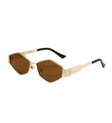 OCULOS DE SOL METAL FEMININO MASCULINO TOP TENDENCIA RETRO VINTAGE ROCK  RIO LENTE UV400 COM ESTOJO