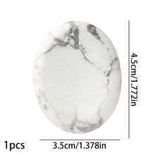 1 件装烦恼石玫瑰石英紫水晶手工雕刻拇指石口袋冥想椭圆形水晶天然活力放松石 - Stone - 查看 14