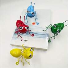 1pc Rustic Style Iron Ant Sculpture With Big Eyes - Perfect For Garden & Yard Decor, Indoor/Outdoor Decoration, Garden Party, Holiday, Office And Wedding Accents - Multicolor - View 8