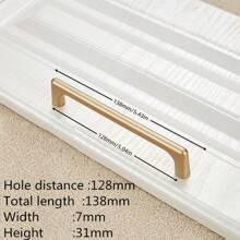 1 Pc Modern Simple Gold Cabinet Drawer Handle Nordic Shoes Cabinet Handle Wardrobe Door Single Hole Handle Furniture Hardware Accessories