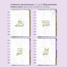 iscool Caderno Disco + Iscool 140 Fls Inteligente Mármore Cores