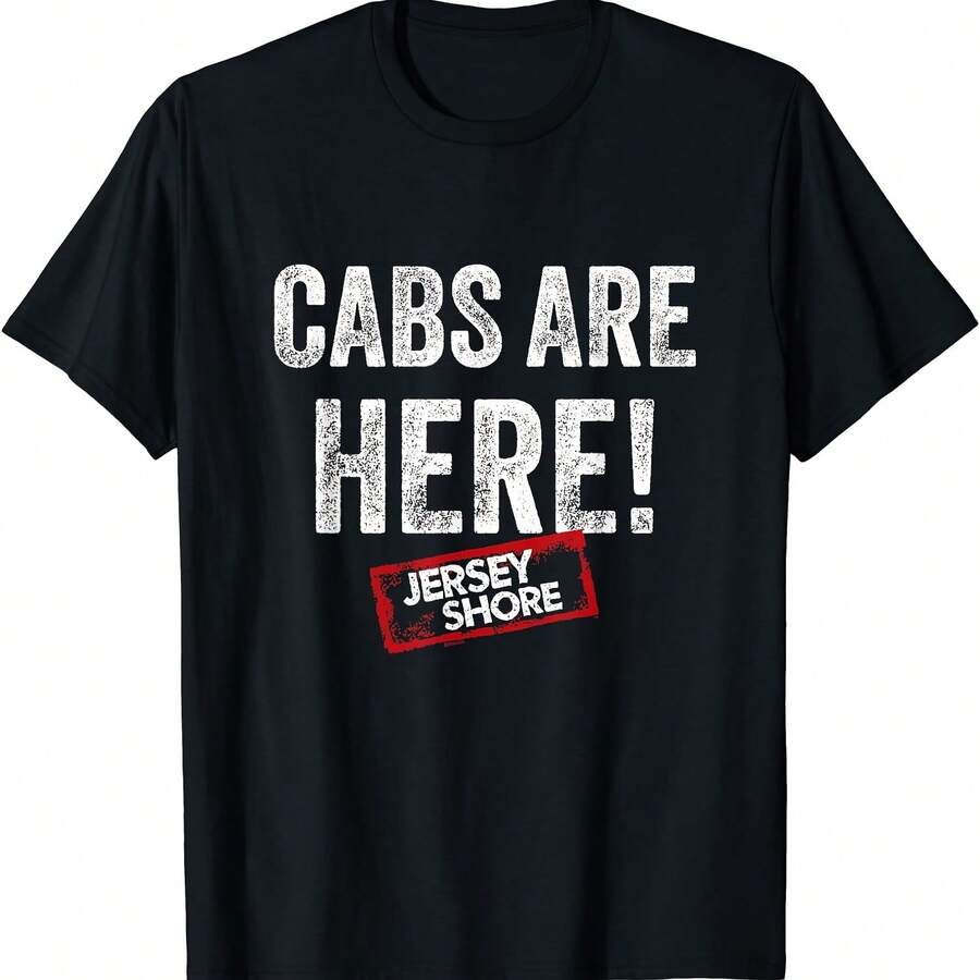 Jersey Shore - Cabs Are Here T-Shirt - Black - View 1