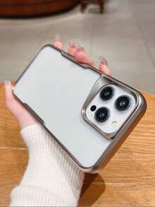 New Electroplated Matte Knife Edge Phone Case (Metal Texture, Knife Edge Design, Domestic Best-Selling)