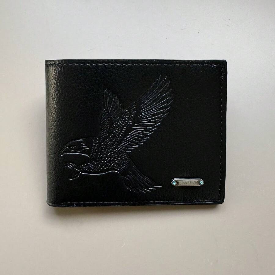 Men's Compact Bifold Wallet With Coin Pocket Minimalist Style Suitable For Summer For Men Wallet Mini Wallet Purse Wallet Coin Wallet Wallet - Black - View 1