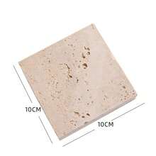 1PC Natural Hole Stone Jewelry Tray - Vintage Marble Ring Dish For Earrings & Necklaces, Boho Photo Prop For Jewelry Display, Aesthetic Jewelry Organizer Plate, Decorative Storage Dish For Women, Bridesmaid Gift Organizer Storage Box Travel Gifts Back To School - Multicolor - View 7