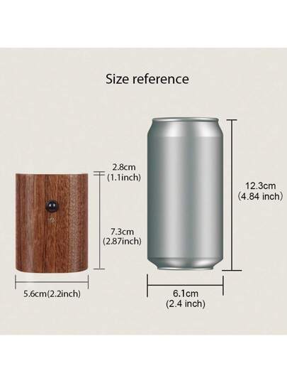 1set Wooden Motion Sensor LED Wand Light, Stick On Magnetic Bedside Lamp Stairs, Attic, Bathroom, Hallway, Basement, Garage view 2