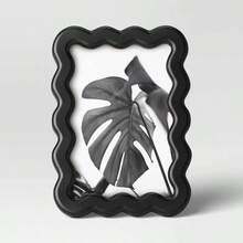 Wavy Shape Picture Frame Black - Room Essentials™ - 1 - View 3