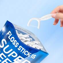 Fawnmum 500 Pcs Floss Picks Super Clean With Sure-Zip Seal 5 Packs