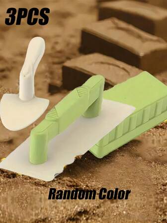 3PCS Children's Fun Beach Toys, Parent-Child Interactive Outdoor Beach Games, Sand Digging Toys Suitable For Ocean And Beach Accessories, Early Exercise Of Children's Thinking Ability, Perfect Summer Gift For Children, (Random Color)
