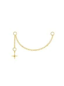 1 Pc DIY Tassel Chain 925 Sterling Silver Earring For Women Vintage Earring Accessories Minimalist Wedding Party Bridal Jewelry Fine Jewelry