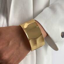 1 peça pulseiras assimétricas para mulheres joias punk banhadas a ouro delicadas