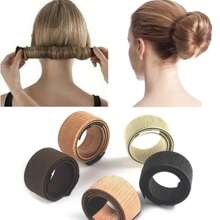 Franse donut haarknotmaker schijfkrulroller voor vrouwen meisjes DIY magische schuimsponzen styling haarclip stylingtool accessoires gemaakte haarband, terug naar school, essentiële reis- en vakantiebenodigdheden, haaraccessoires voor vrouwen