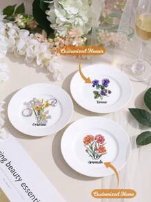 Customized Name Jewelry Tray, Personalized Tray, Wedding Anniversary Gift, Newlyweds Gift, Bridesmaids Gift, Customized Exclusive Personalized Gift