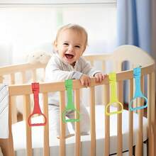 1 件装婴儿床拉起环，婴儿学步练习辅助环，婴儿床站立环，婴儿床挂环，适合婴幼儿，游戏围栏拉起环，适合 0-3 岁婴儿