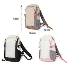 Outdoor Hiking Bag For Men And Women Lightweight Hiking Backpack Sports Backpack Travel Backpack Suitable For Travel, Climbing, Climbing, Camping - Hồng - Xem 5