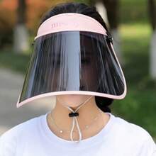 1pc Summer Versatile Large Lens Sunshade Top Hat, Freely Curled And More Portable Breathable Sun Protection Big Edge Sun Hat Riding