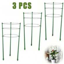 3Pcs Set Adjustable Tomato Cage Plant Support Cages Garden Cucumber Trellis Ring - 1 - View 2