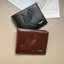 Men's Compact Bifold Wallet With Coin Pocket Minimalist Style Suitable For Summer For Men Wallet Mini Wallet Purse Wallet Coin Wallet Wallet - Black - View 9