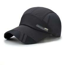 Gorra de béisbol transpirable con protección solar para exteriores, golf, pesca, de secado rápido y ajustable para deportes como correr