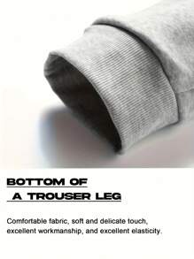 Pantalones deportivos de 2 piezas para hombre, para correr y actividades al aire libre, de unicolor y diseño simple, con cintura elástica y cordón, disponible en varios colores, aptos para todas las estaciones, adecuados como regalo para esposos, novios, jóvenes y amigos que les gusta hacer deporte y estar en forma.