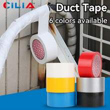 CILIA [8 Colors]1pc Heavy Duty Duct Tape 1.8 Inch X 22 Yards,Extra Strong Waterproof Adhesive For DIY,Repairs,Crafts(White/Black/Red/Blue/Gray/Yellow/Pink/Orange)