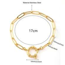 Stainless Steel Waterproof Anti-Fading Fashionable Retro Slingshot Hook Chain Bracelet, Suitable For Daily Wear By Women - Silver - View 4