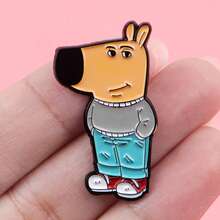 趣味珐琅别针 翻领别针 背包上的徽章 女士胸针 衣服礼品 珠宝 时尚配饰 - NR10880 - 查看 3