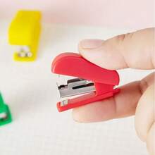 Mini Stapler Set, Compact Stapler For Student Use, Labor-Saving Stapling Tool For Paperwork, Mini Office Stapler Supplies - Multicolor - View 3